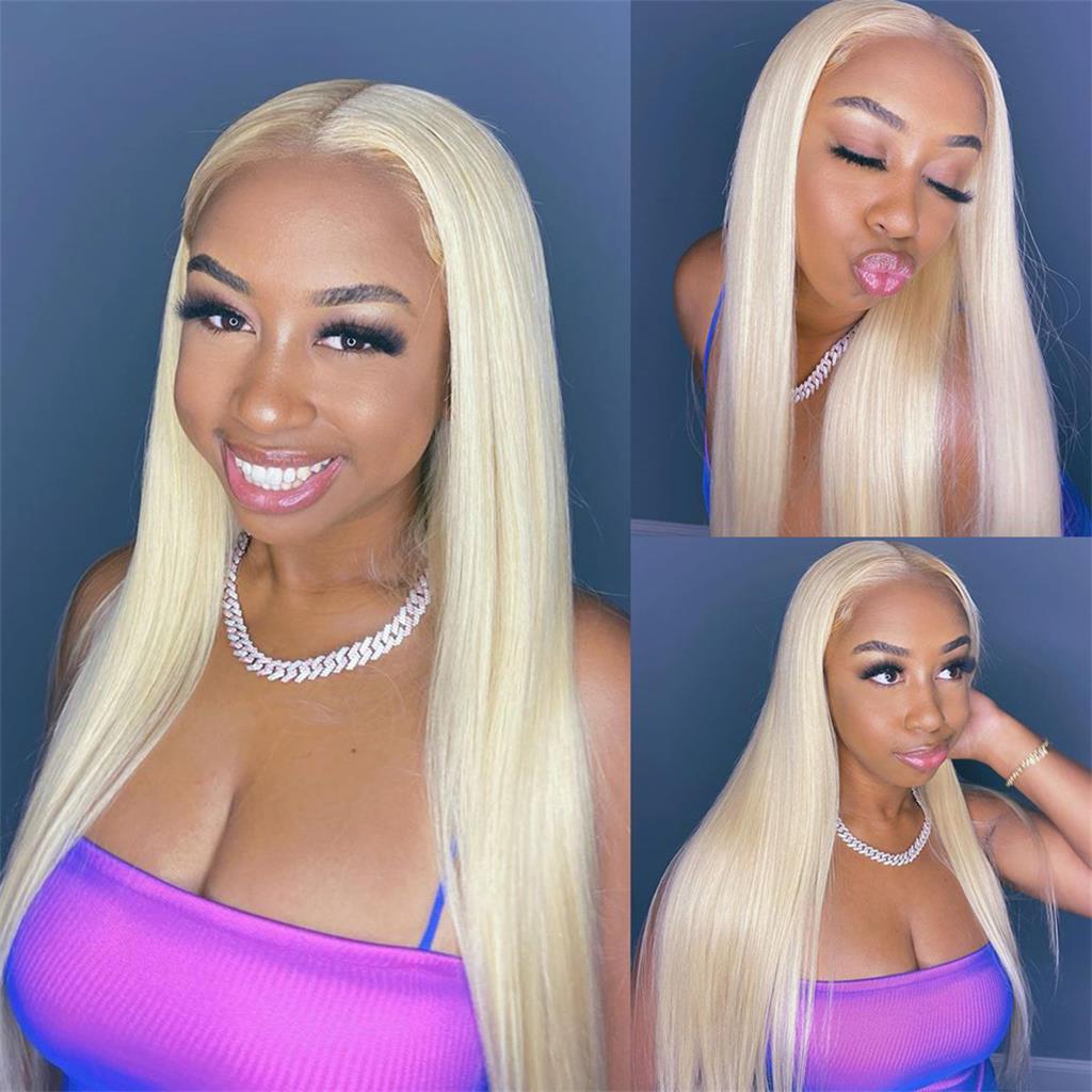 Blonde-613-bundles-brazilian-straight-with-lace-closure-deal-human-hair