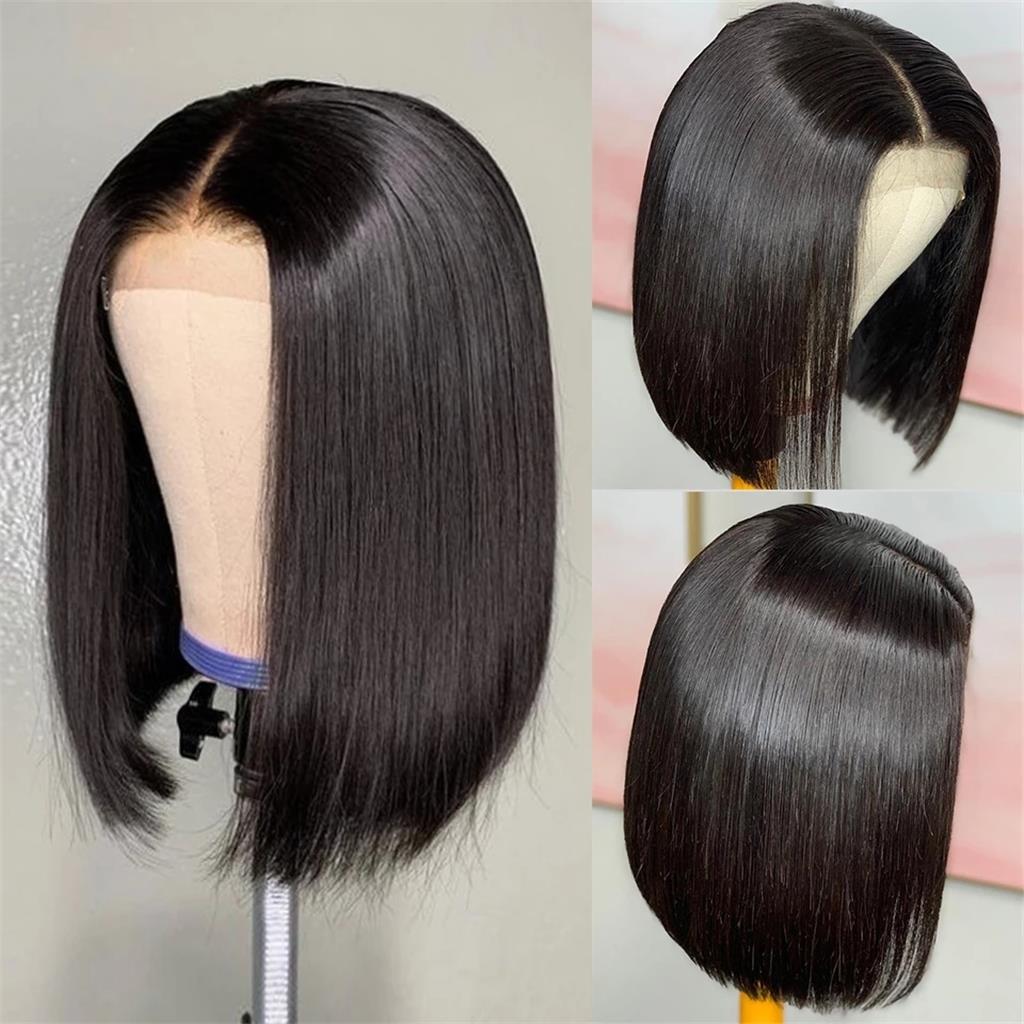 Bob-wig-Brazilian-straight-virgin-hair-lace-frontal-wig-preplucked-middle-part-lace-wigs