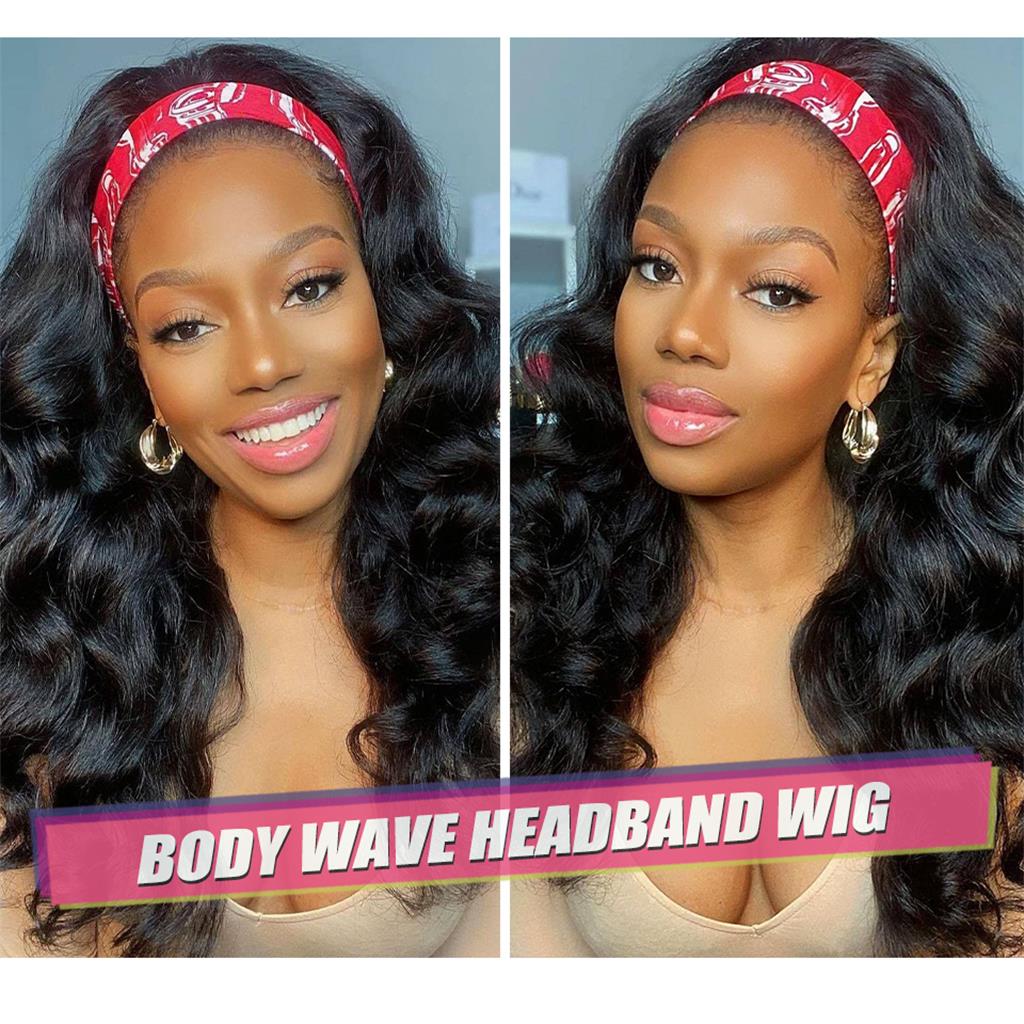 Body-Wave-Headband-Wig-For-Black-Women-Glueless-Remy-Human-Hair-Wigs