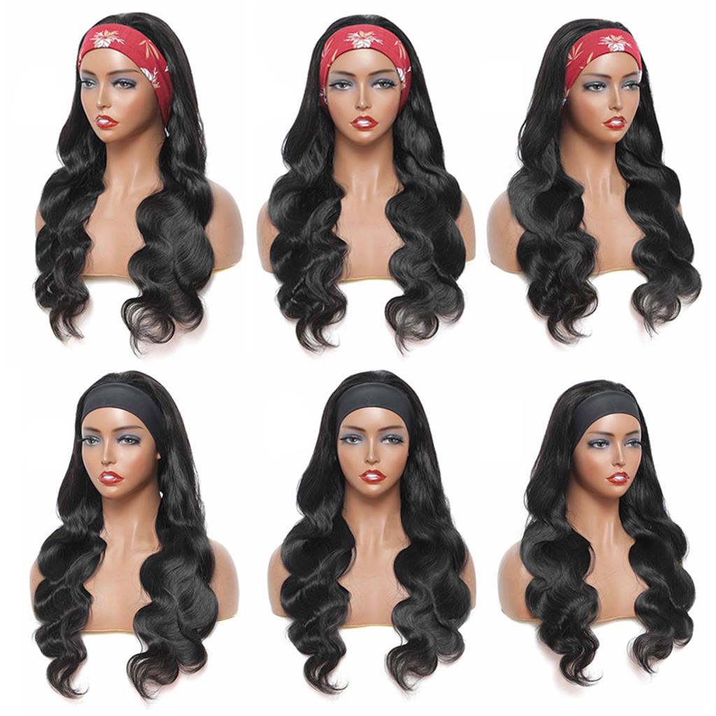 Body-Wave-Headband-Wig-Glueless-Human-Hair-Wigs-For-Black-Girls