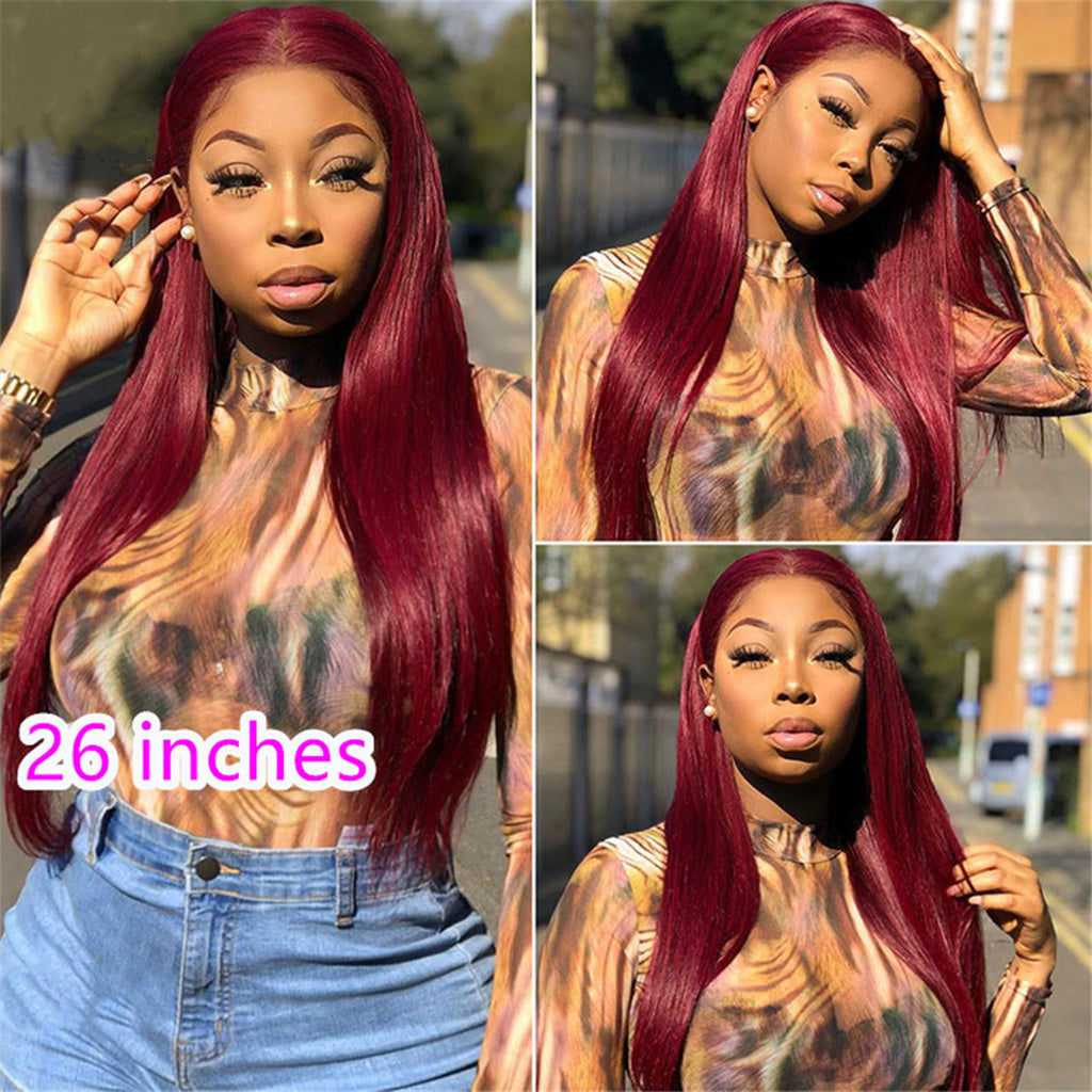 Burgundy-99J-straight-lace-frontal-wig-custom-wig-human-hair-wigs-for-black-women