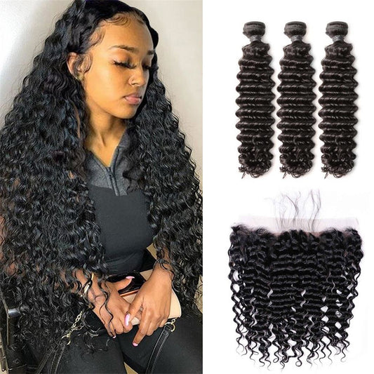 Deep-wave-curly-virgin-hair-bundles-with-frontal-cheap-brazilian-hair-lace-frontal