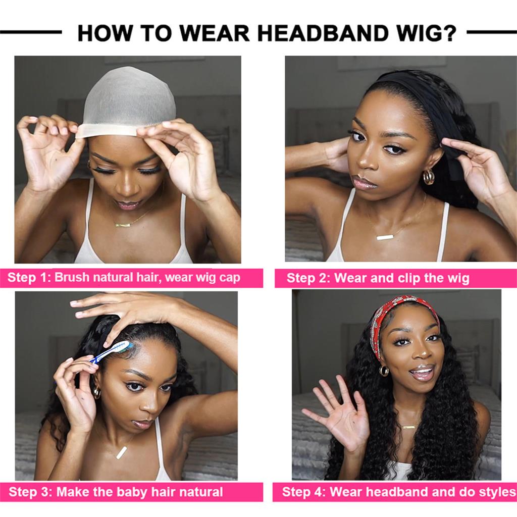 How-to-wear-headband-wig