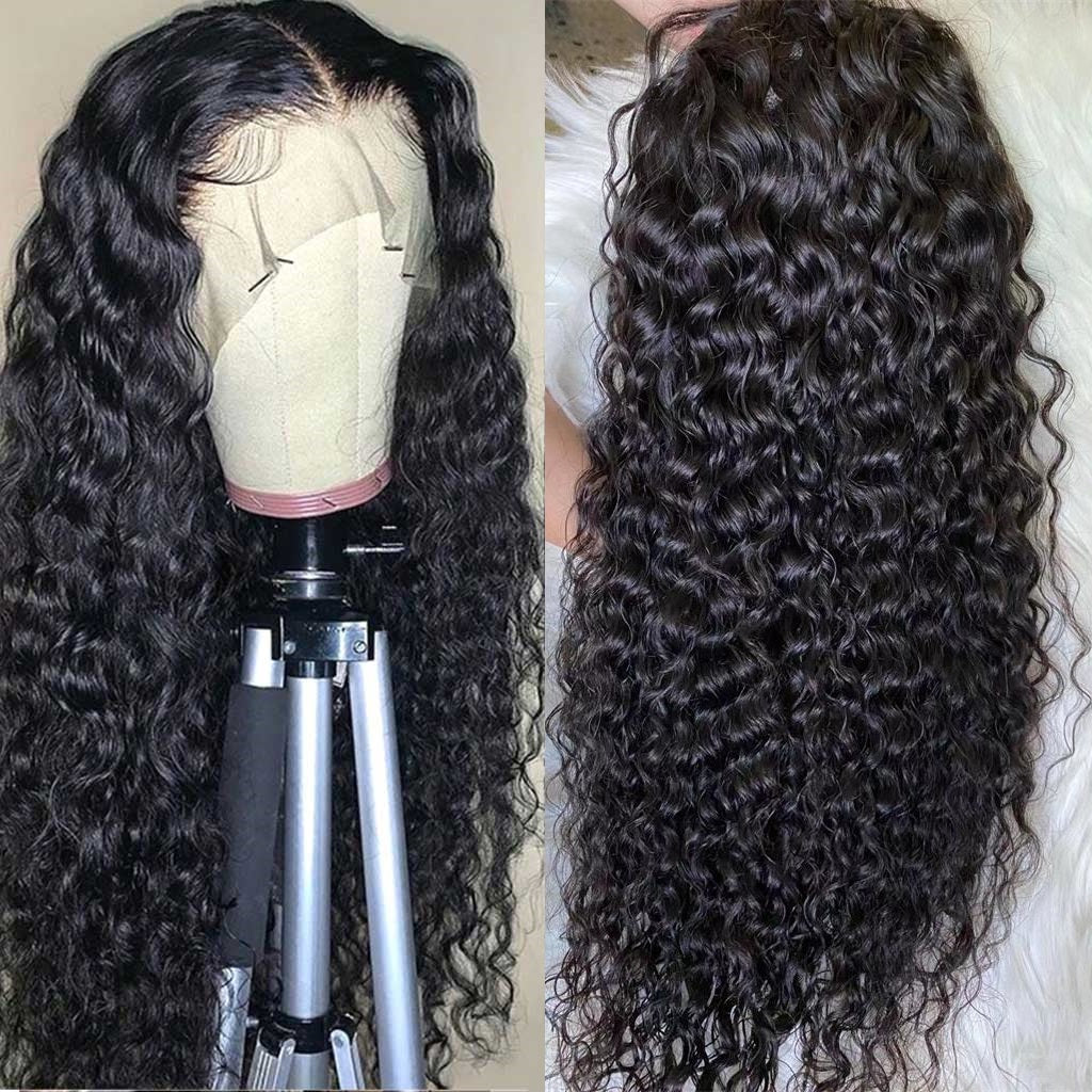 Water-wave-lace-front-wig-100-human-hair-wigs-curly-hair