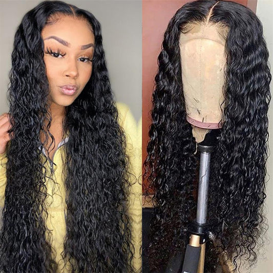 Water-wave-lace-front-wig-preplucked-human-hair-wig